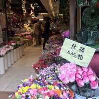 Beautiful Flower Market Road at Hong Kong🌹