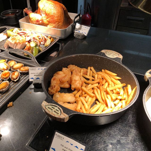 高於預期的自助餐