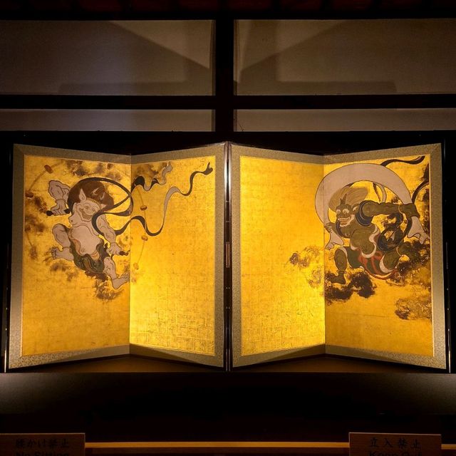 教科書で見たことある絵が飾ってある【建仁寺】✨