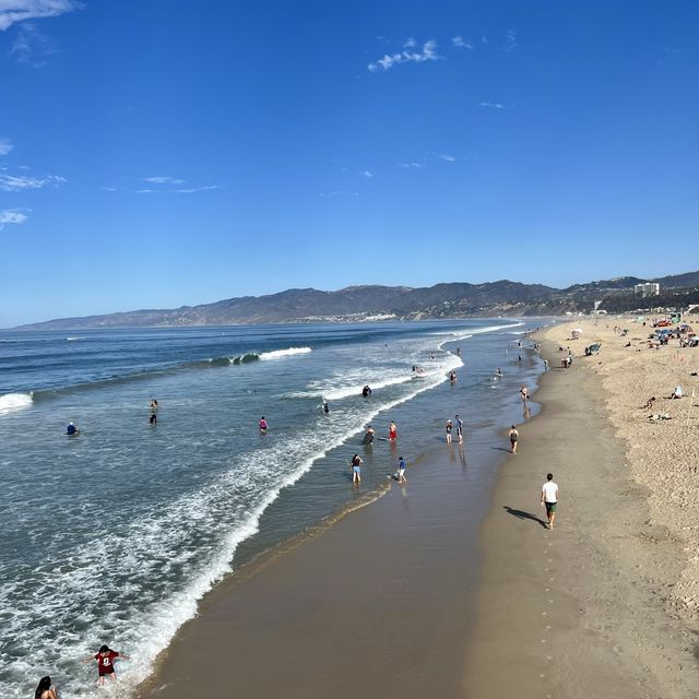 청량의 끝, 산타모니카 해변🏖️☀️
