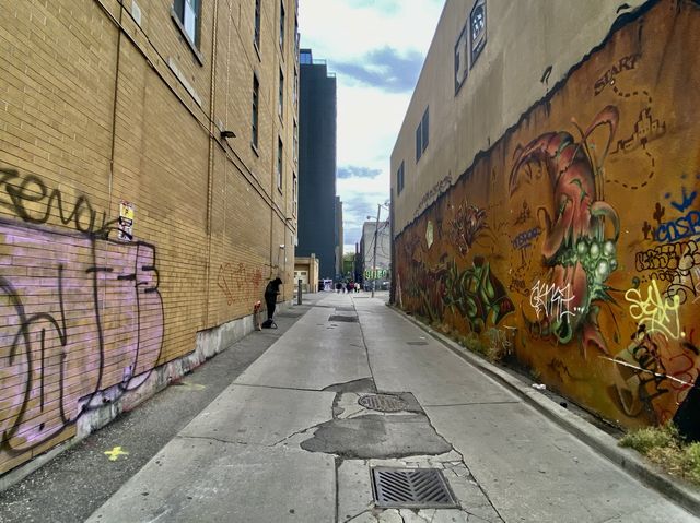 Graffiti Alley at Downtown Toronto