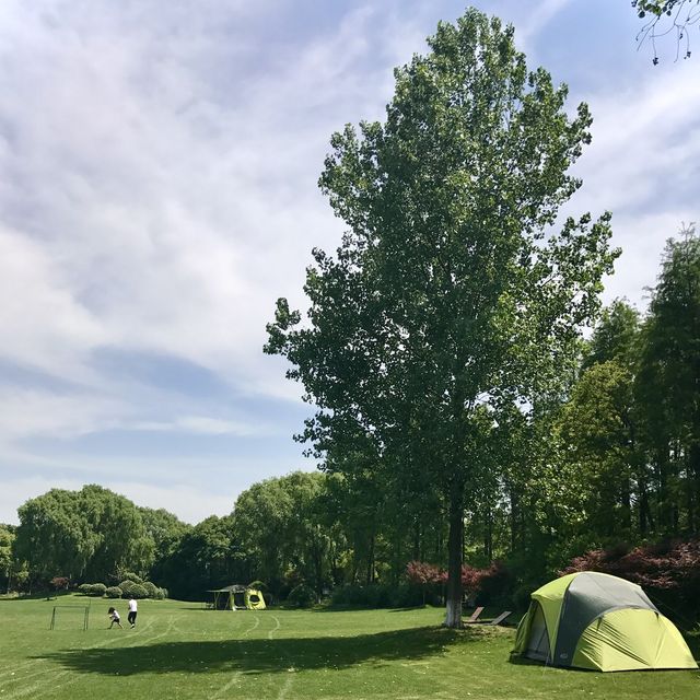 상하이 인근의 깨끗한 캠핑장, 메이판요우팅쥐러부(美帆游艇俱乐部)