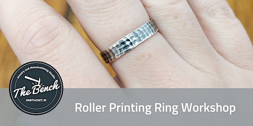 Roller Printed Ring Bands (Pawtucket) | The Bench Jewelry Studio