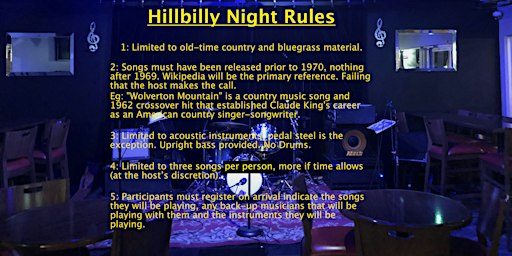Hillbilly Night with Darryl Day | The Getaway Cafe