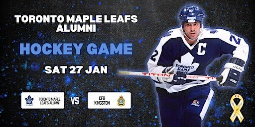 Toronto Maple Leafs Alumni Hockey Game | Kingston Constantine Arena