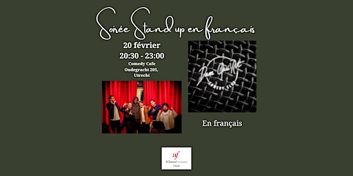 Dam Qui Rit Comedy Club - Soirée stand up en français | Comedy Café Utrecht