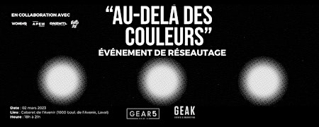 Au-delà des couleurs - Soirée médiatique | 1000 Bd de l'Avenir