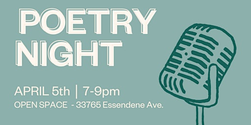 Poetry Night | Open Space