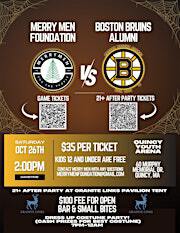 Boston Bruins Alumni vs Merry Men Foundation Hockey Game | Quincy Youth Arena