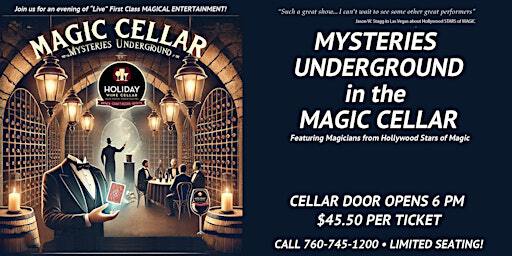 HWC's Magic Cellar Present: Hollywood Stars of Magic & Libations | Holiday Wine Cellar