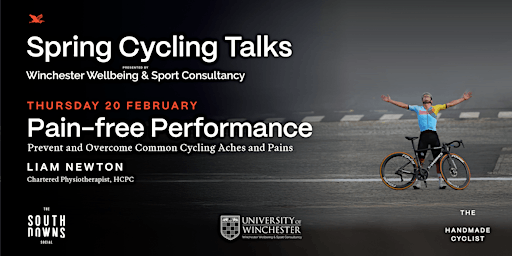 Spring Cycling Talks #1: Pain-free Performance | The South Downs Social