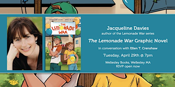 Jacqueline Davies presents "The Lemonade War Graphic Novel" | Wellesley Books