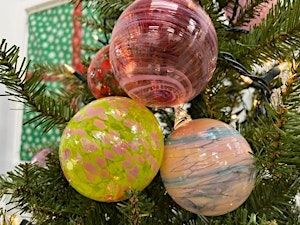 Ornaments, why sure in 2025...springish colors are fun! | Glass Arts Indiana