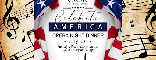 Celebrate America Musical Dinner with Julie Anna Gulenko & Co | Cask 307
