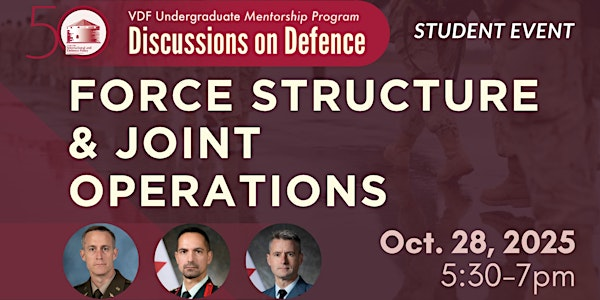 Discussions On Defence: Force Structure & Joint Operations | Robert Sutherland Hall 448, Queen's University