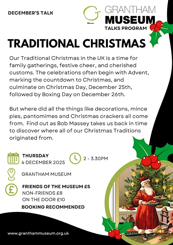TALK - Traditional Christmas | Grantham Museum
