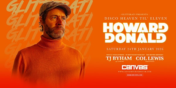 Glitterati presents Howard Donald | Canvas Loft Bar