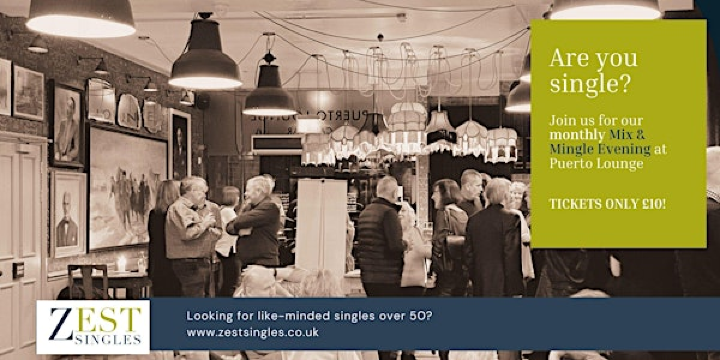 Zest Singles Mix and Mingle Evening | Puerto Lounge