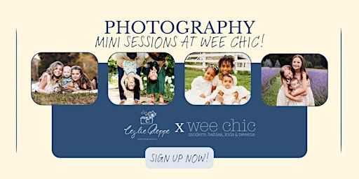 Wee Chic x Leslie Steppe Photography Mini Sessions | Wee Chic Green Spring Station