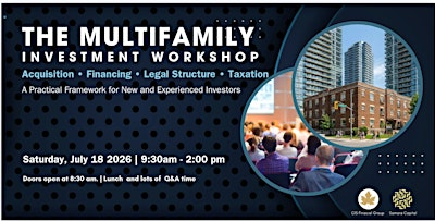 The Multifamily Investment Workshop | Burnhamthorpe Community Centre
