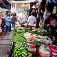 Famous Maeklong Railway Market