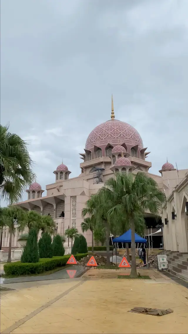 Walking outside the Dataran Putra