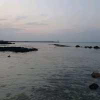제주 서쪽 세화해변 밤산책