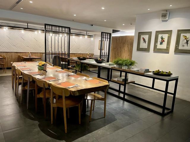 Malaysian restaurant with good ambiance inside