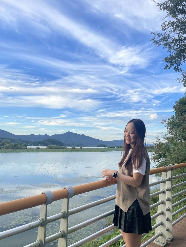 예쁜 가을 노을은 팔당댐에서 🌅 