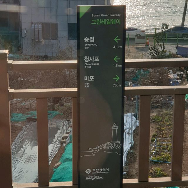해운대에서 즐기는 해변열차 블루라인파크