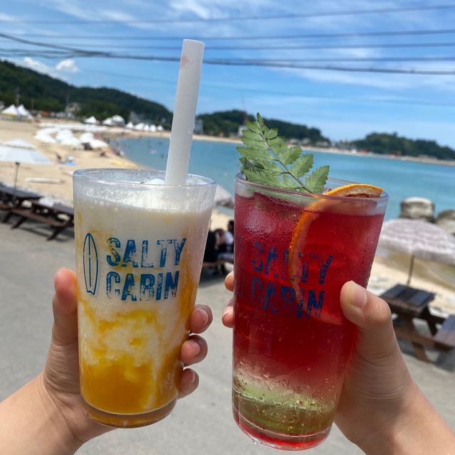 양양 죽도해변 카페, SALTY CABIN