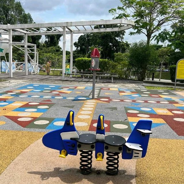 Aviation-themed playground at Aerospace Park