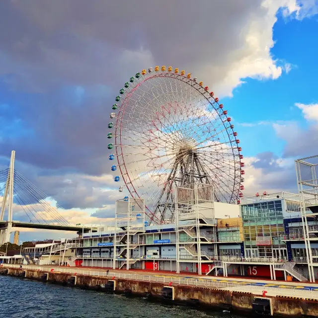 🎡 112.5m에서 바라보는 전망, 덴포잔 대관람차