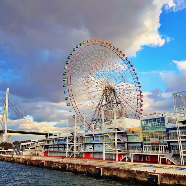 🎡 112.5m에서 바라보는 전망, 덴포잔 대관람차