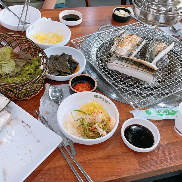 Korean snack fish 
