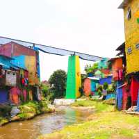 fresh apples in colorful village at Malang