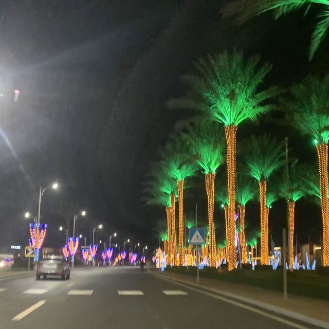 WoW Christmas lights in Nabq 