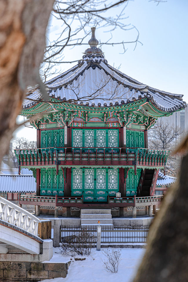 서울 겨울 여행 "경복궁 설경"