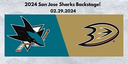 2024 San Jose Sharks Backstage! | SAP Center at San Jose
