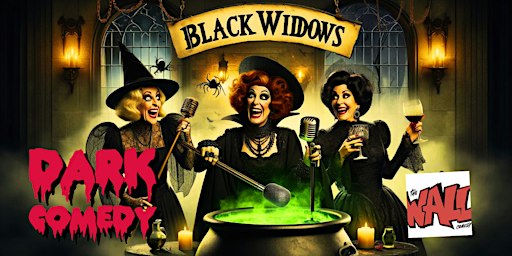Black Widows: All Female DARK Comedy | English Stand-Up Comedy 02.02.24 | The Wall Comedy Club @ Friedrichshain, next to Boxhagener Platz | Cash & Card Accepted!