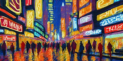 New York Times Square Paint and Sip in Northside Cincinnati | Northside Print Shop