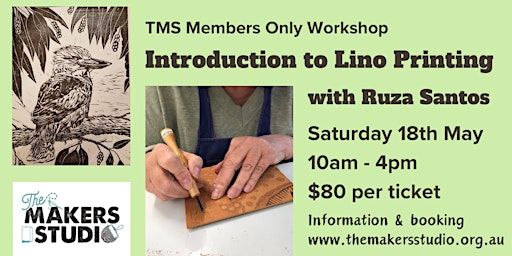 INTRODUCTION TO LINO PRINTING | The Makers Studio Central Coast Inc.