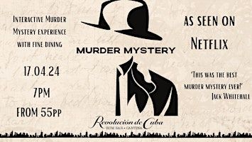 Murder Mystery Experience | Revolución de Cuba Cardiff, The Friary, Cardiff, UK