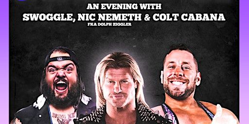 Stories and Stand-Up: An Evening with Nic Nemeth, Swoggle & Colt Cabana | Time Community Theater
