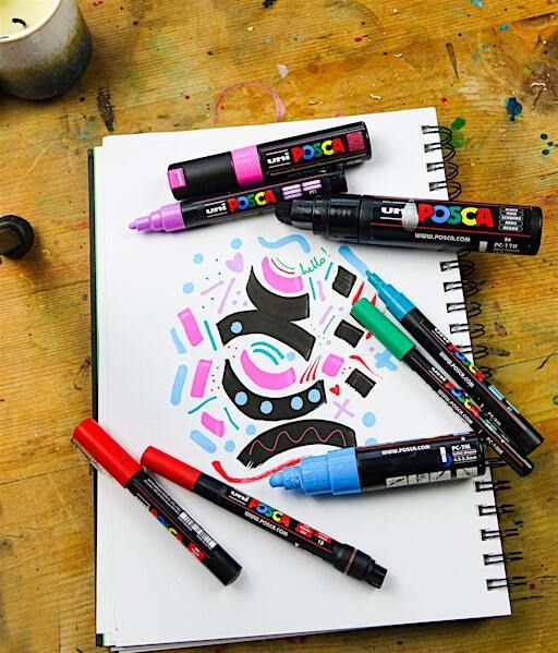 Workshop: Learn to Draw with POSCA Acrylic Markers | Hyatt's All Things Creative