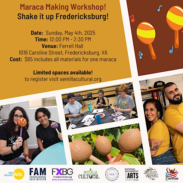 Maraca making workshop with Taller Kenuati | Ferrell Hall