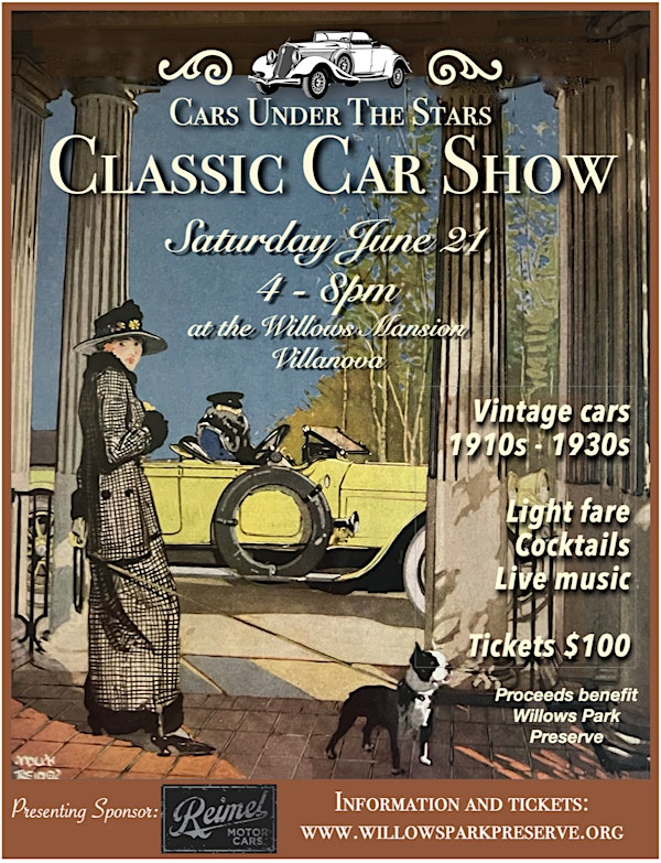 Classic Car Show at the Willows Mansion | The Willows Park