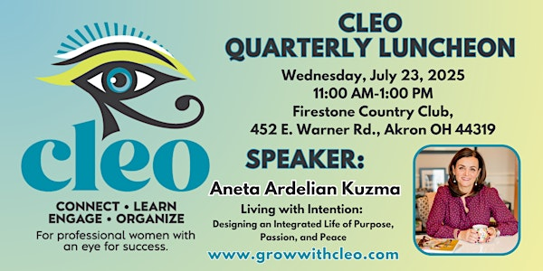 CLEO Quarterly Luncheon - July 2025 | Firestone Country Club