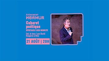 Cabaret poétique dans un lieu insolite avec David Rougerie | Studio de danse chaleureux