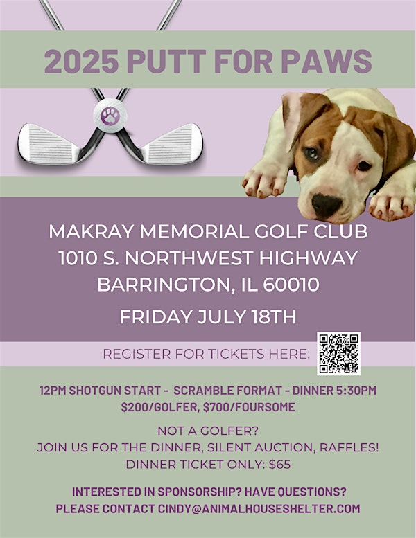 Putt for Paws | Makray Memorial Golf Club